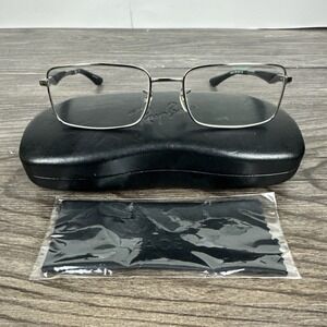 Ray-Ban RB 6284 2502 Silver Gray Black Rectangle Eyeglasses Frames 55-17-140 543